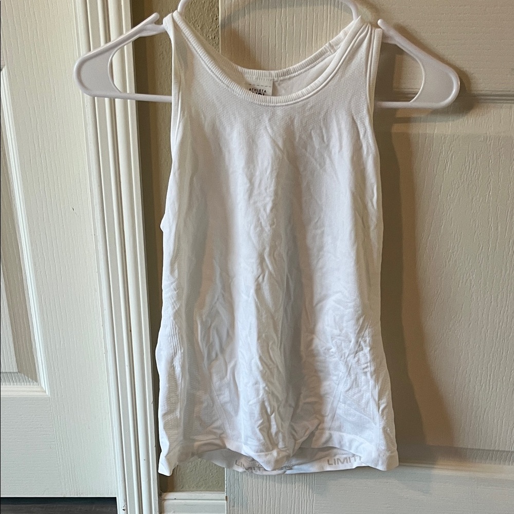 Athleta Classic White Tank Top